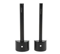 NDiyueAa Poinçon pour cuir en acier inoxydable, coupe demi-ronde pour extrémités de sangles, tailles 30 mm et 35 mm, lame durable et incisive, finition noire, facile à utiliser