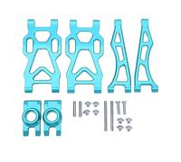 Ndiyueaa RC Swing Amle Kit, Aluminium ALLIAM ARRIÈRE ARRÈS LOBLE SUSPENSION UPPERS SUSPENSION, pour SCY 16101PRO 16102, pour la voiture 1/16 RC, pièces de mise à niveau, tasse (Bleu)