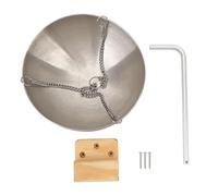 NDiyueAa Tasse d'huile de Sauna en Acier Inoxydable, Bol diffuseur de Spa Rond Portable pour améliorer l'expérience, pour salles de Vapeur sèches