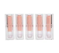 NDiyueAa Tube de Rouge à lèvres carré Transparent pour Bricolage, Aspect Exquis, Texture Lisse, léger, Portable, matériau ABS Non Toxique, résistant à l'usure, Durable