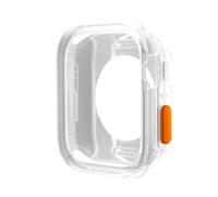 NDJQY Changer en étui ultra pour le boîtier Apple Watch Boîtier 45 mm 44 mm 41 mm 40 mm TPU Soft Cover pour la série Iwatch 9 8 7 6 SE 5 4 Amélioration du boîtier de montre Ultra 2 1 49 mm(Transparent