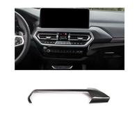 NDKSZHEQ 1 Pièces Garniture De Couverture De Panneau De Climatisation De Console De Commande Centrale Intérieure De Voiture en Fiber De Carbone ABS Compatible avec BMW X3 2022 Accessoires Style De Voi
