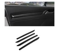 NDKSZHEQ Compatible avec Audi A3 8V S3 Console centrale Tableau de bord Autocollants Bandes en fibre de carbone Décoration de porte de voiture Garniture de couverture Accessoires intérieurs automobile