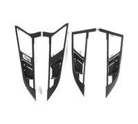 NDKSZHEQ Compatible avec BMW X1 IX1 U10 U11 2023-2024 ABS Fibre de carbone Poignées de porte intérieures de voiture Cuvettes de porte Cadres décoratifs Autocollants Accessoires de voiture