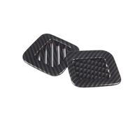 NDKSZHEQ Fibre de carbone ABS/mat compatible avec Ford Maverick 2022 style de voiture tableau de bord sortie d'air latérale garniture cadre autocollant accessoires d'intérieur de voiture(Carbon fiber)