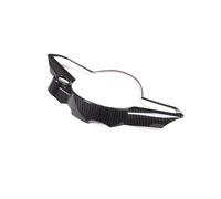 NDKSZHEQ Garniture de cadre de décoration en forme de V de volant de voiture ABS de style fibre de carbone rouge compatible avec Alfa Romeo Stelvio Giulia 2017 2018 2019 (Color : Style B3)