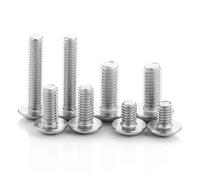 NDKSZHEQ Vis à métaux à tête fraisée cruciforme M2,5, M3, M4, M5, M6, vis champignon en acier inoxydable 304 (lot de 5 à 50)(3mm,M2.5 50pcs)