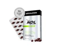 NDL Pro-Health Articulations - Collagène de Type II avec Acide Hyaluronique, Extrait de Curcuma et Vitamine C, qui contribue au bon fonctionnement des os et du cartilage - 30 gélules, by Rafa Nadal