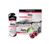 NDL Pro-Health Gel Énergétique Hydro cerise avec caféine - énergie rapide pour sport d’endurance, glucides et électrolytes, 12x60 g - Rafa Nadal & Cantabria Labs