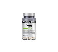NDL Pro-Health Vitamine D3 et K2 | Système immunitaire et osseux | Vitamines pour les défenses immunitaires | Favorise l’absorption du calcium | 90 capsules végétales, 3 mois | Une marque de Rafa Nada