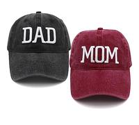 NDLBS Chapeau pour Futur père, Chapeaux pour Maman et Papa, Cadeaux pour Papa de la Part de sa Fille, fête des pères, Cadeau de Noël pour Papa, Couple, Parents, Papa - Maman, 7/7 5/8