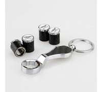 NDMUS 4 Pièces Bouchons de Valve de Voiture, pour Bentley Bouchons de Valve de Pneu Aluminium Capuchon Antipoussière de Roue Accessoires