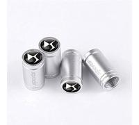 NDMUS 4 Pièces Bouchons de Valve de Voiture, pour Citroen Ds2 Ds3 Ds4 Ds5 Ds6 Ds7 Bouchons de Valve de Pneu Aluminium Capuchon Antipoussière de Roue Accessoires,B