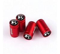NDMUS 4 Pièces Bouchons de Valve de Voiture, pour Citroen Ds2 Ds3 Ds4 Ds5 Ds6 Ds7 Bouchons de Valve de Pneu Aluminium Capuchon Antipoussière de Roue Accessoires,D