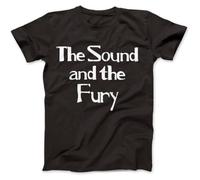 NDMUTREN The Sound and The Fury. Worn by Ian Curtis T-Shirt O-Neck Short Sleeve Men's T Shirt Black XXL