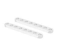 NDNCZDHC 1 Pair Robotic Structure Flat Beam Part Accessory 8 Holes 3102-0008-0064 4 x 8 x 64mm