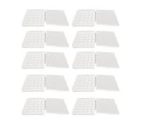 Ndnczdhc 10 sets 36 bobines machine à coudre en plastique grille avec boîtier, bobines en plastique transparent légères pour la machine à coudre