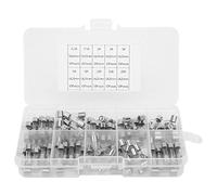 NDNCZDHC 100Pcs GlassFuse Assorted Kit Industrial Supplies 5 x 20mm 0.2/0.5/1/2/3/5/8/10/15/20AMP