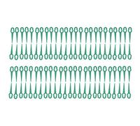 NDNCZDHC 100pcs Lame Coupe pelouse, 76 mm Longueur 12 mm de Grand Trou Boite Boite Mauvaise Herbe Portable des Mauvaises Herbes