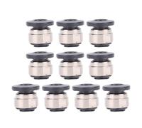 NDNCZDHC 10Pcs 3D Printer Filament Inlet Pneumatic Fitting Fit for Bambu Lab X1 / X1E / P1P / P1S PTFE Feeder Tube Connector