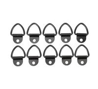 NDNCZDHC 10pcs V Ring Tie Down Anchors Heavy Duty Steel V Ring Bolt on Trailer Anchor for Trailer Cargo Truck Boat