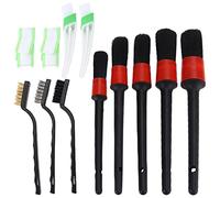 NDNCZDHC 12pcs Car Detailing Brushes Auto Wheel Cleaning Tool Kit for Interior Exterior Dashboard Seat