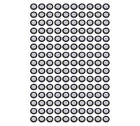 NDNCZDHC 150PCS 3D Scanning Tracking Dots, 6mm ID 10mm OD Magnetic Reference Point, Reflective Scanning Markers for 3D Scanner