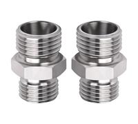 NDNCZDHC 2 Pcs M14 to M16 Hose Fitting Suitable for AGT Small Excavator Hydraulic Hose Thread Connector