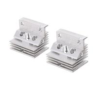 NDNCZDHC 2 pièces dissipateur thermique Hotend d'imprimante 3D, remplacement de bloc de refroidissement de dissipateur thermique d'extrudeuse en alliage d'aluminium pour K1 K1