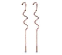 NDNCZDHC 2PCS Club Car Battery Hold Down Rod 103357701 with Nut Replacement for Precedent 2008-up