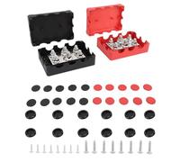 NDNCZDHC 2Pcs Heavy Duty Power Distribution Block 500A Marine Battery Terminal Distribution Block for RV Boat 12V DC