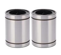 NDNCZDHC 2Pcs Linear Ball Bearings Steel Low Noise High Speed Cylinder Linear Bearings for 3D Printers and Engraving Machines