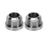 NDNCZDHC 2Pcs Male Weld On Bung AN16 Stainless Steel Weldable Fitting for Oil Coolant Fluid Turbo Drain Catch Can