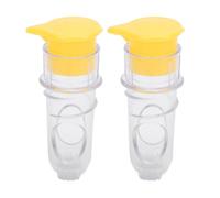 NDNCZDHC 2pcs manuel de serrage citron portable, pressage de jus compression, presse-agrumes abs, agrumes, oranges