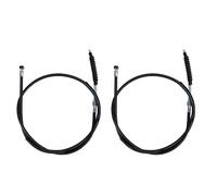NDNCZDHC 2PCS Motorcycle Clutch Cable Black 1100mm 43.3in Smooth Operation Replacement for Suzuki 110ml to 250ml Dirt Bike