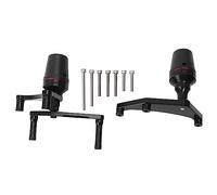 NDNCZDHC 2Pcs Motorcycle Frame Slider Antirust Black Strong Protection Anti Crash Frame Protector Replacement for Ducati V4 2018-2019