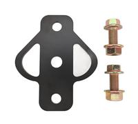 NDNCZDHC 3 Way Trailer Hitch Adapter Black High Strength Steel for ATV GolfCart Tractor Flat Towing Ball Installation