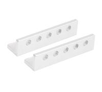 NDNCZDHC 3103-0005-0040 1Pair 5 Holes Aluminum L-Shaped Beam Bracket for Tetrixrobotics Robot