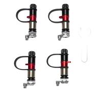 NDNCZDHC 4 Pcs 15s Tire Deflator Valve Kit, Auto Stop Quick Deflation Supports Pressure Sensor Installation Tire Deflator for Offroad