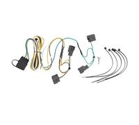 NDNCZDHC 4 Pin Trailer Wiring Harness 55363 Vehicle Side 4 Way Towing Hitch Wiring Replacement for Wrangler TJ 1998-2006