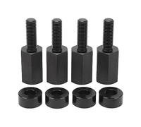 NDNCZDHC 4PCS 1.5 Inch Seat Riser Easy To Install 1.5 to 2.0 Inches Seat Lift Mounts for Maverick X3 All Years (Noire)