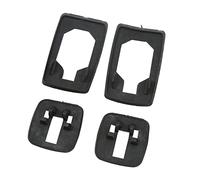NDNCZDHC 4Pcs Door Handle Seal Set Front Rear Left Right Rubber Black Easy to Install for III 3 Car
