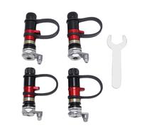 NDNCZDHC 4Pcs Tire Deflation Valve, Aluminum Alloy Car Adjustable Pressure Relief Valve Kit Supports Adding Tire Pressure Sensor