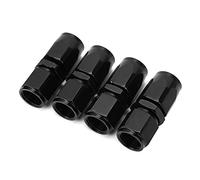 NDNCZDHC 4pcs Universal Straight AN6 -6AN Swivel Hose End Fitting Adaptor Polishing Surface