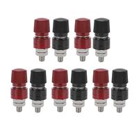 NDNCZDHC 5 Set Brass Junction Posts, M8 Binding Post 42mm Screws Remote Battery Connector Inverter Terminal for Welding Machines