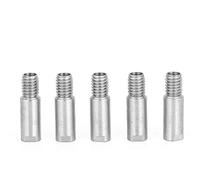 NDNCZDHC 5Pcs 3D Printer Cold Water Throat, Stainless Steel Feeding Throat with 4.1mm Through Hole 3D Printing Cooling Accessories