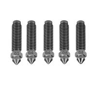 NDNCZDHC 5Pcs 3D Printer Nozzle Set Replacement for Centauri Carbon Hardened Steel M6x25MM 3D Printer Nozzle 0.2MM 0.6MM 0.8MM 2x0.4MM