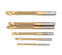 NDNCZDHC 6Pcs Alloy Steel Sawtooth Drill Bit, 6 Sizes Twist Hand Electric Drilling Bit, Woodworking Saw Drill for Wood Metal