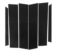 NDNCZDHC 6PCS Door Window Pillar Trim Bright Black 4D Style PC Glossy Replacement for M - Class 2006-2011 W164