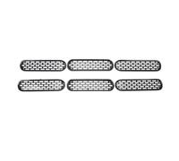 NDNCZDHC 6Pcs Front Grille Inserts Trim Improved Performance Mesh Grille Cover Trim for Bronco 2021 to 2023